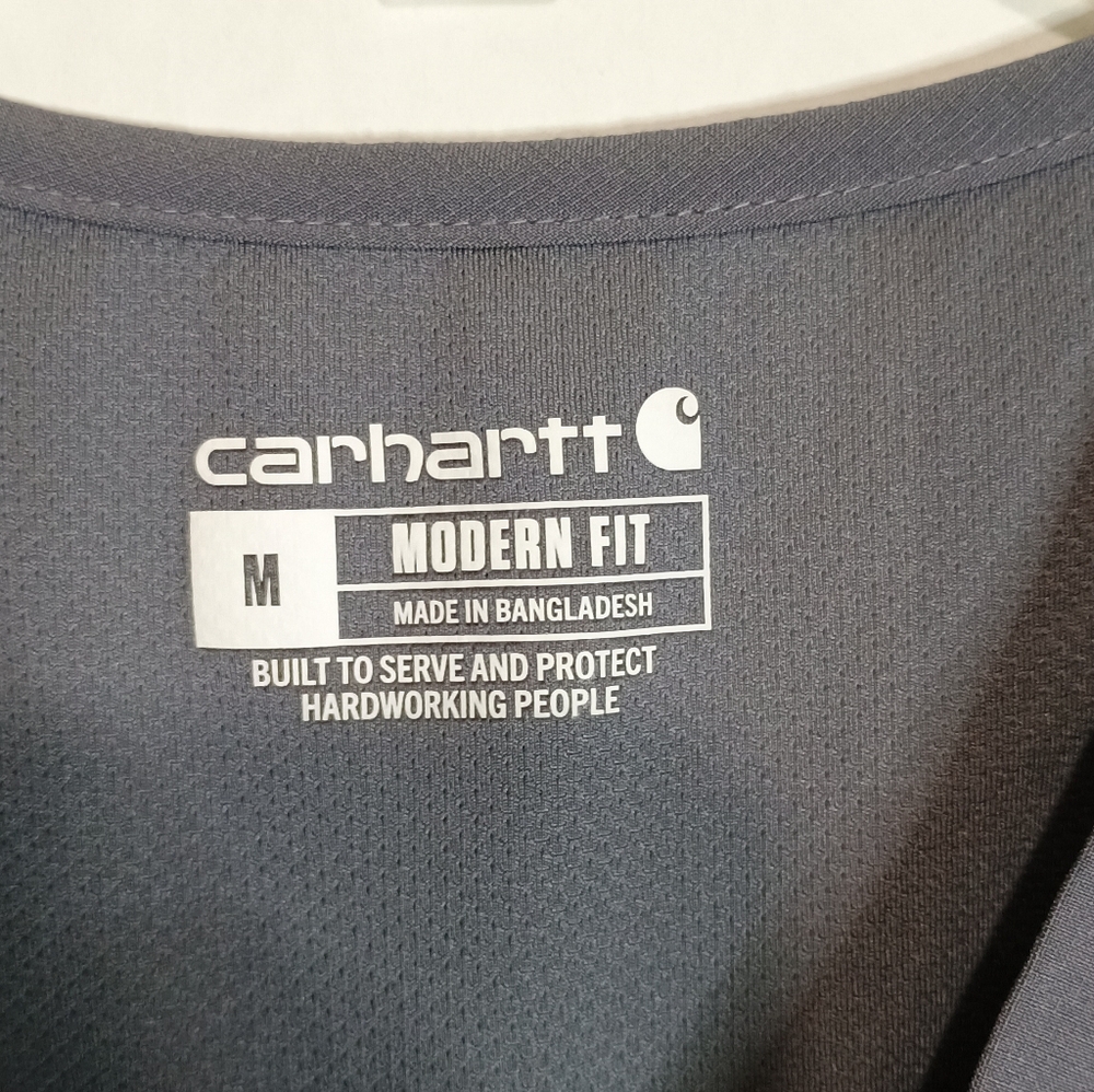 Carhartt Gray Scrub Set with Pockets Size Medium - Picture 6 of 6